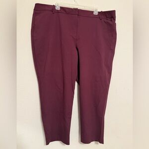 Liz Claiborne Deep Red Trousers